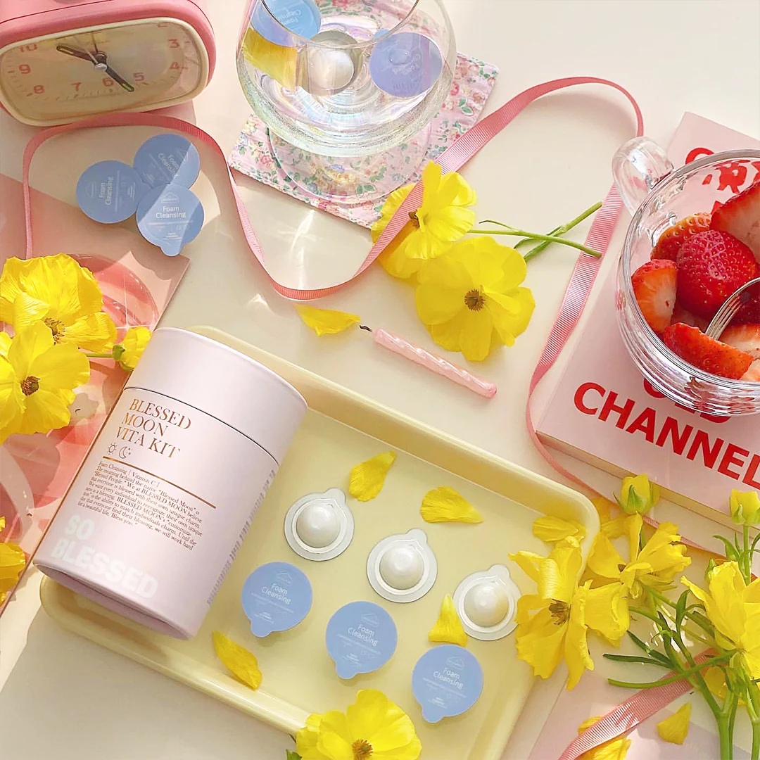 BLESSED MOON VITA CLEAN KIT – Cleansing Foam 31pcs*2ml
