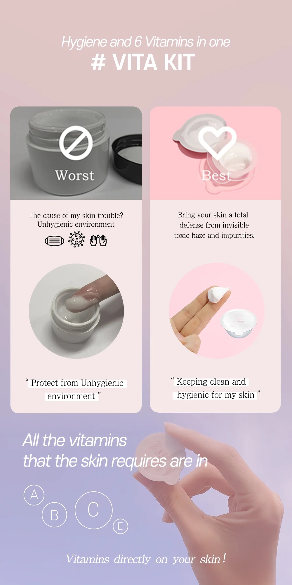 BLESSED MOON VITA EYE KIT – Eye/Full Face Cream 31pcs*2ml - Image 17