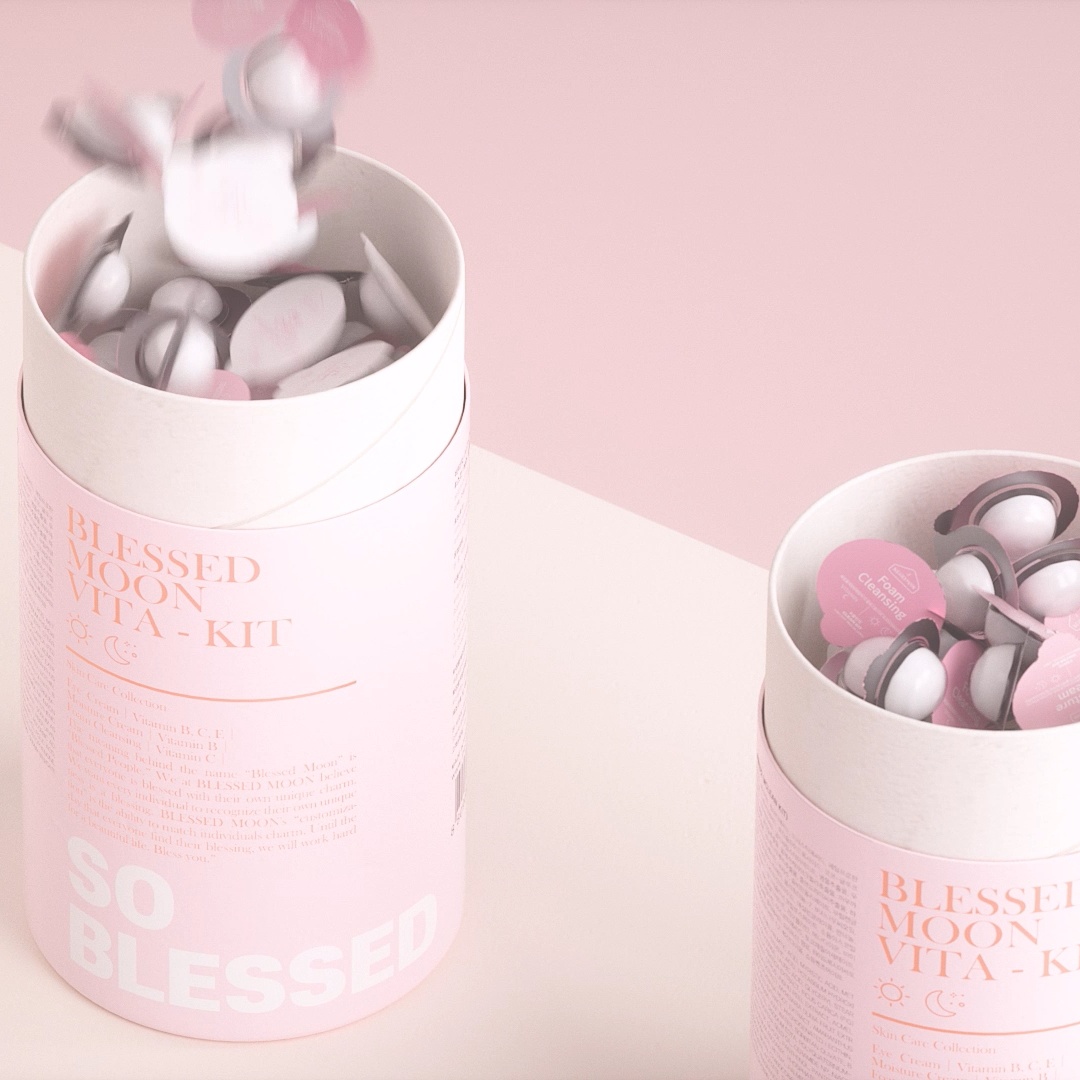 BLESSED MOON VITA EYE KIT – Eye/Full Face Cream 31pcs*2ml - Image 4