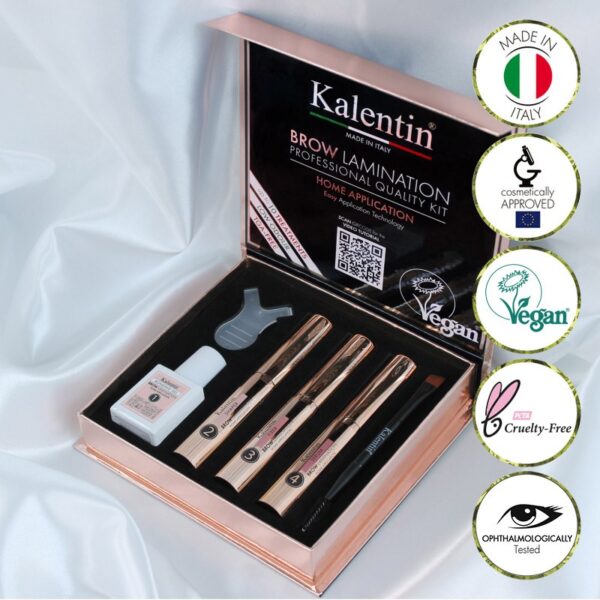KALENTIN - Vegan Brow Lamination Home Application Kit - Gold Kit